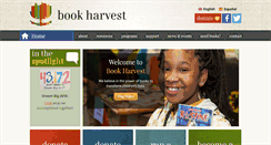Desktop Screenshot of bookharvestnc.org