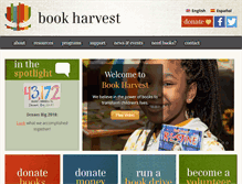 Tablet Screenshot of bookharvestnc.org